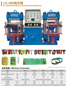 Professional Silicone Rubber Bracelet Making Machine Leading Manufacturing 24 Years