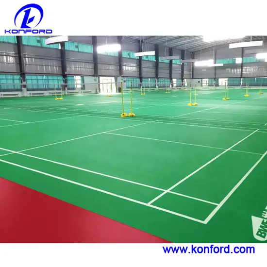 Factory production high quality badminton floor mat wholesale used badminton court flooring