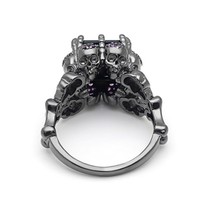 Bague <span class=keywords><strong>de</strong></span> mariage <span class=keywords><strong>de</strong></span> haute qualité, bijoux <span class=keywords><strong>de</strong></span> style punk, nouveaux bijoux pour hommes, bague <span class=keywords><strong>de</strong></span> crâne pour hommes, vente en gros - Product Image 4