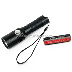 UniqueFire UF-1602 high lumens 1000 lumens usb rechargeable led flashlights & torches