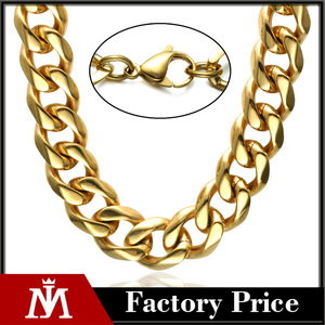 Chaînes de <span class=keywords><strong>cou</strong></span> en or en gros, bijoux en or, chaîne en acier inoxydable 316L - Product Image 5
