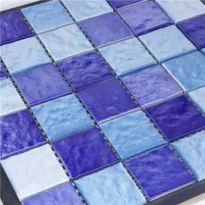 бассейн плитка голубой мозаикой керамические