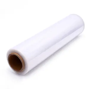 Hot selling clear plastic packaging seal casting pe hand grade stretch film for packing