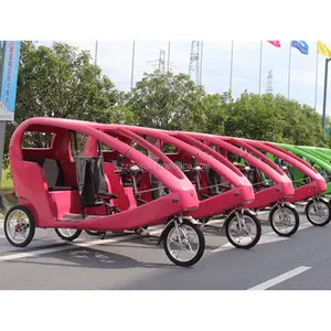 มอเตอร์ไฟฟ้า2ที่นั่งผู้โดยสาร3ล้อไฟฟ้า Bike Taxi สำหรับขาย