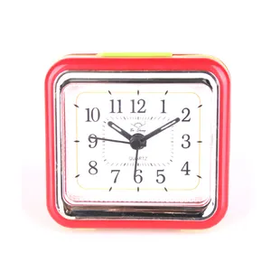 Instruções afiadas design despertador relógio de mesa para surdos
