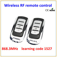 Télécommande universelle sans fil 433,92 MHz RF auto-clonante pour porte de garage