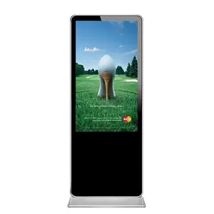 Kiosk all in one reklam oyuncu kapalı ekran kerchan ihracat ayaklı LCD