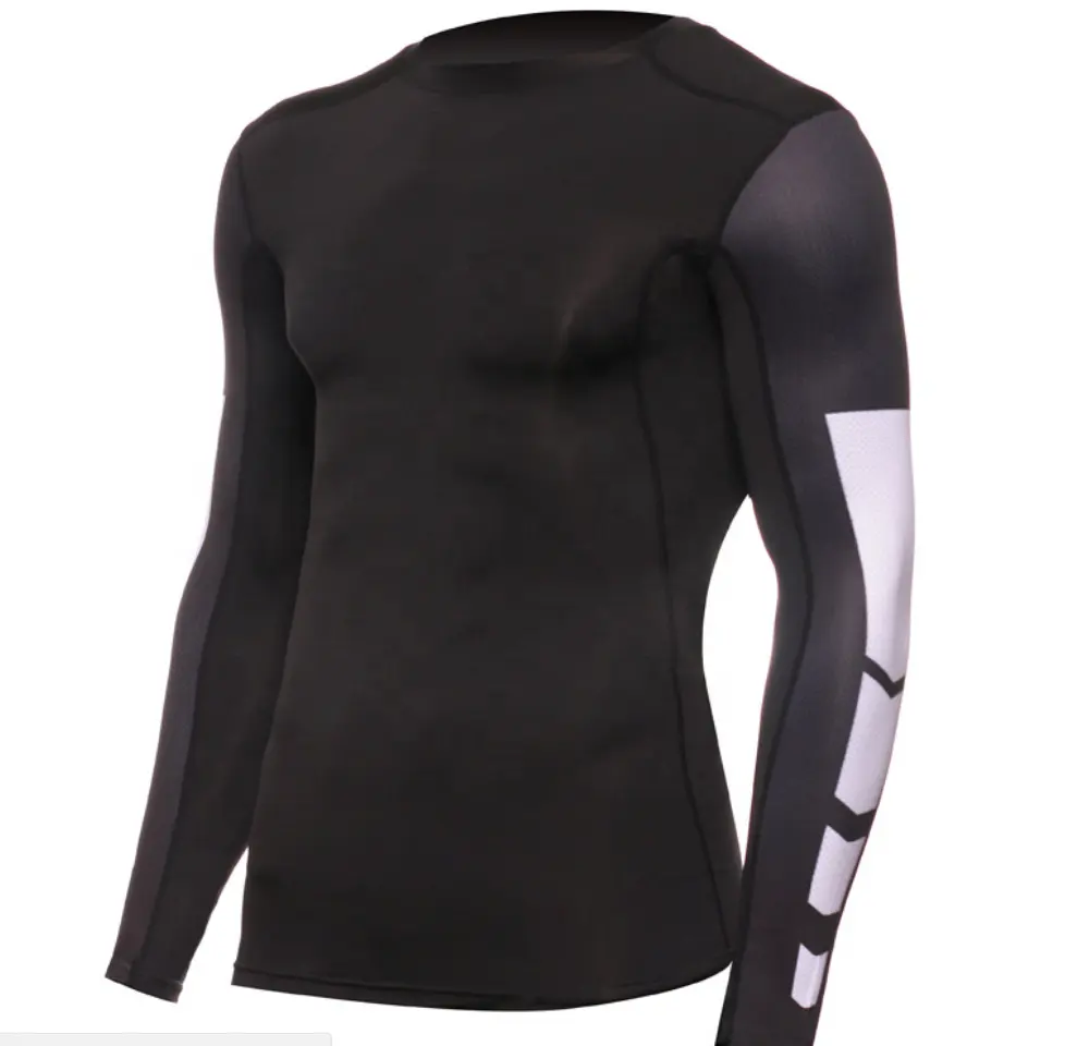 cheap Sleeve Men's Thermal Base Layer Shirt Dry Fit Athletic compression wear