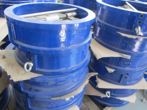 PN16 4 inch dễ uốn sắt ggg50 ghế cao su tấm đôi Wafer pornd thép không gỉ kiểm tra van - Product Image 2