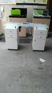 Solo asiento con colector <span class=keywords><strong>de</strong></span> polvo y pedal Blanco/negro <span class=keywords><strong>de</strong></span> madera uñas <span class=keywords><strong>de</strong></span> manicura <span class=keywords><strong>de</strong></span> - Product Image 3