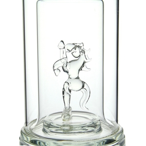 Botella de Vidrio de Borosilicato Alto, Botella de Whisky de Vidrio con Decoración de Caballo - Product Image 3