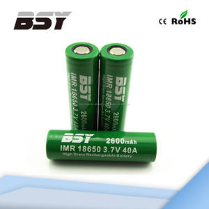 2600 mah alta drenaje 40a descarga bsy 18650 li ion 3.7 v para más nuevo 2 ruedas powered scooter monociclo - Product Image 1