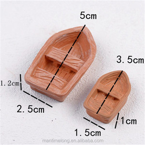 <span class=keywords><strong>Asalto</strong></span> barco asamblea modelo Moss resina decoración artesanía Micro paisaje Decoración - Product Image 3