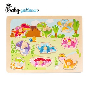Personalized baby educational wooden puzzles words with pegs Z14179M - Product Image 5
