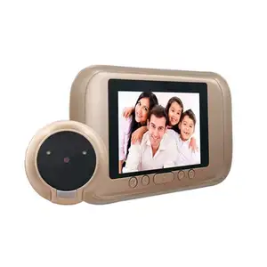 Kamera Keamanan Layar LCD, Kamera Keamanan Monitor Perekaman Video Bel Pintu