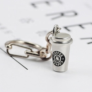 Nuovo Portachiavi in Metallo a Forma Unica di Tazza di <span class=keywords><strong>Caffè</strong></span> per Regalo - Product Image 1