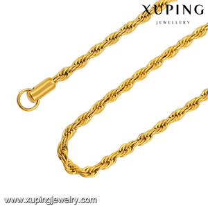 43022 prix de Gros vente chaude En Acier Inoxydable Bijoux 2018 xuping or chaîne collier - Product Image 1