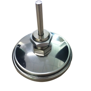 80mm Larger Face BBQ Barbecue Charcoal Grill Pit Wood Smoker <span class=keywords><strong>Temp</strong></span> Gauge Grill Thermometer 60mm Stem Stainless Steel - Product Image 2