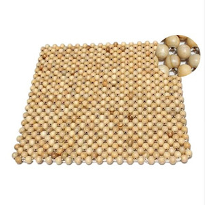 Cuscino Massaggiante in Perle di Legno per Sedile Auto, Coprisedile in Perle di Legno per Auto, Accessori Auto Estivi in Offerta Speciale - Product Image 1