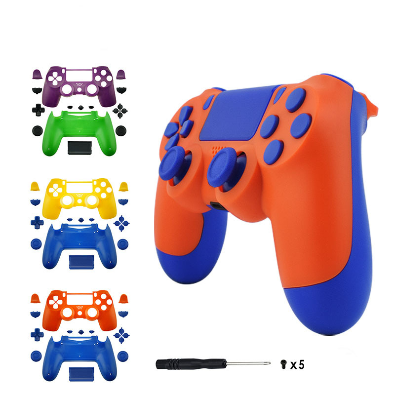 Housing <strong>Shell</strong> <strong>Replacement</strong> Full <strong>Shell</strong> and Buttons Mod Kit for <strong>PS4</strong> <strong>Pro</strong> Slim Controller JDM-040 Housing Cover Case