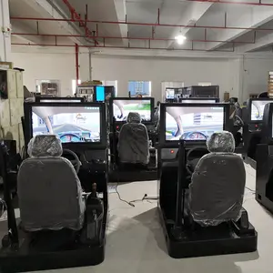Simulador de condução de carro de tela única