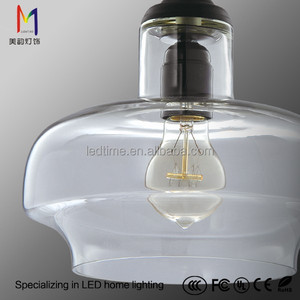 Lámpara de <span class=keywords><strong>cristal</strong></span> al por mayor edison light pendant con ce rohs para el hogar hotel cafetería - Product Image 3