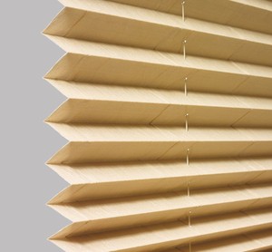 Thiết Kế Châu Âu Chất Lượng Tốt <span class=keywords><strong>Cordless</strong></span> Xếp Li Rèm Vải Oriel Cửa Sổ Không Dây, Top Xuống Dưới Lên Plisse Rộng Blade BSCI - Product Image 1