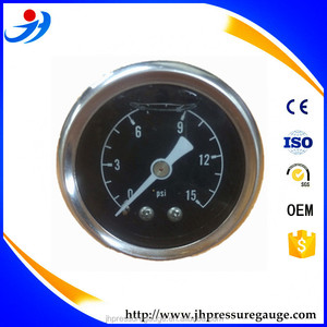 <span class=keywords><strong>40mm</strong></span> schwarzes Stahl gehäuse Kraftstoff manometer - Product Image 3