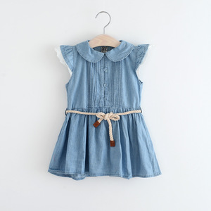 jeans frock for girl