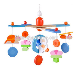 Customize Colorful Wooden <strong>Cot</strong> <strong>Mobile</strong> for Baby Crib W08K037 - Product Image 5