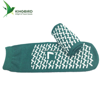 Chaussettes jetables antidérapantes de sécurité de couleur OEM, motif de points, logo corporel, fines, invisibles, semelles en caoutchouc pour adultes, hommes, unisexe