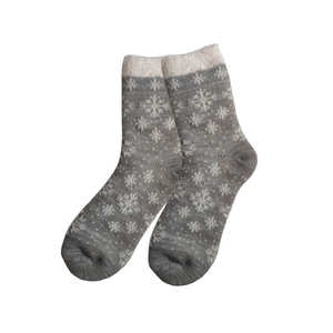Women's Fair Isle Christmas <strong>Socks</strong> - Double Layer Fuzzy <strong>Socks</strong> for Holiday Comfort - Product Image 6