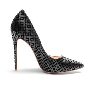 Speciale Signore di Disegno <span class=keywords><strong>Calzature</strong></span> Piazze Superiore A Spillo Punta A Punta Pompe OEM Scarpe di Gomma Slip On Scarpe Tacchi Alti - Product Image 2