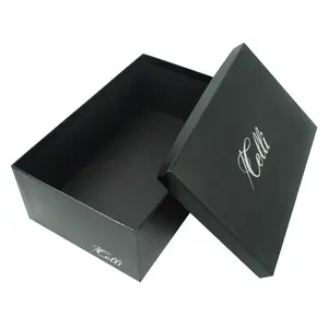 새로운 인쇄 패션 럭셔리 블랙 뚜껑 및 기본 상자 사용자 정의 꽉 레이디 양말 신발 포장 샌들 상자