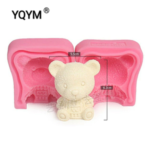 <span class=keywords><strong>Stampo</strong></span> in Silicone per Torte a Forma di Orso 3D Ice Bear, Grado Alimentare, per Fondente e Mousse - Product Image 1