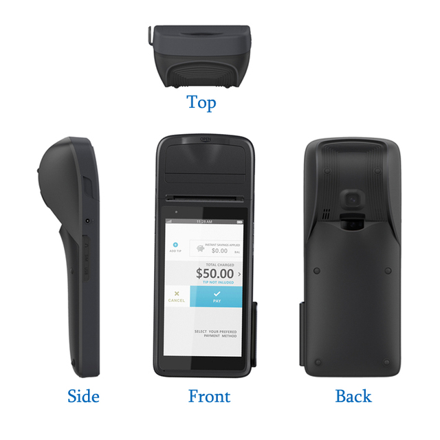 FREE SAMPLE Smart Factory Mobile Android Pos with 3g 4g Internet and Free Sdk Handheld Pos Terminal