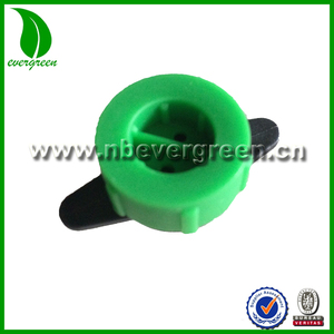 Venta caliente pequeño sistema <span class=keywords><strong>de</strong></span> <span class=keywords><strong>riego</strong></span> agrícola PP gotero ajustable en color verde - Product Image 1