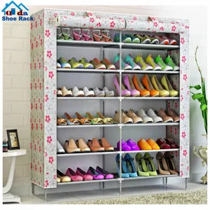 2019ขายใหม่ร้อน10ชั้น Amazing Shoe Rack สีขาวและสีดำ