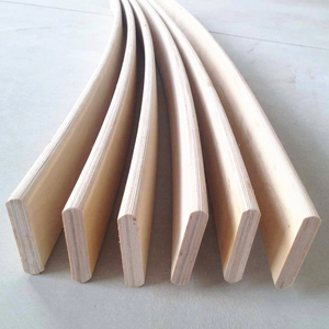 Wholesale poplar plywood curved bed slats for bed frame