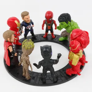 Figurines Super Heros, jouets d'action Superman Thor Man, en PVC, modèles de Collection, 8-9cm, offre spéciale