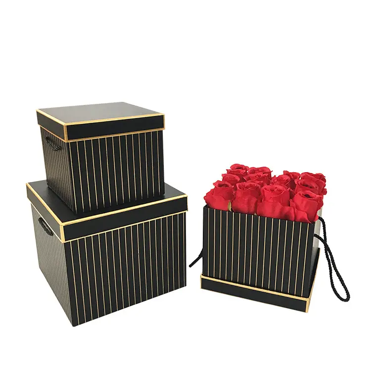 Manufacturer wholesale high quality square luxury flower box