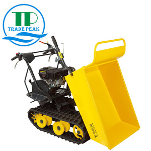 QTP300C Gearbox Mini Loader Kyb hydraululis 300kgs kapasitas beban mesin bensin mesin Crawler Taman jenis transportasi khusus - Product Image 2