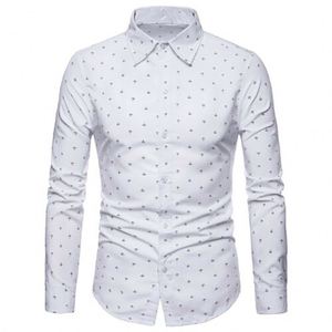 Camisa de Manga Larga de Alta Calidad para <span class=keywords><strong>Hombre</strong></span>, Moda 2024, Corte Entallado, Estampado de Lunares - Product Image 2