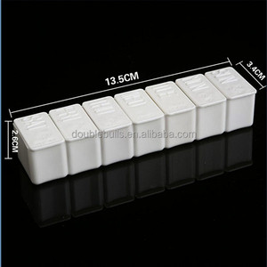 Tùy chỉnh Xách Tay Hàng tuần <span class=keywords><strong>Pill</strong></span> <span class=keywords><strong>Box</strong></span> giá rẻ <span class=keywords><strong>7</strong></span> ngày nhựa <span class=keywords><strong>Pill</strong></span> lưu trữ trường hợp - Product Image 4