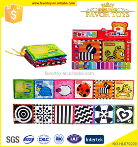 Animales libros de tela lavable no se desvanecen educativos de los niños - Product Image 1