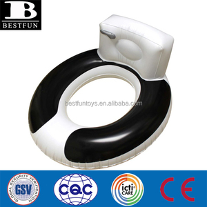 Siège de toilette <span class=keywords><strong>gonflable</strong></span> en vinyle haute résistance, flotteur de piscine, anneau de natation <span class=keywords><strong>gonflable</strong></span> amusant, radeau <span class=keywords><strong>gonflable</strong></span> d'extérieur - Product Image 3