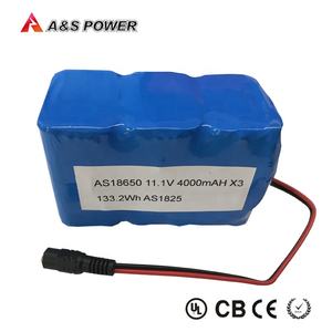 可充电18650 5S3P 6600mAh 18v锂离子锂离子电池组 - Product Image 2