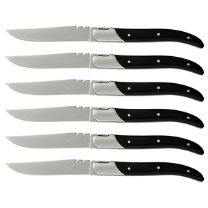 Ensemble de 6 couteaux à steak style laguna avec manche en bois, <span class=keywords><strong>fabricant</strong></span> chinois - Product Image 5