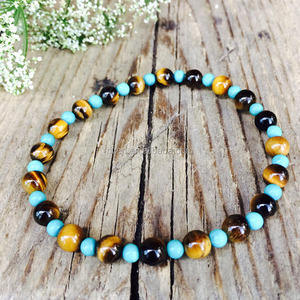 Pulseras <span class=keywords><strong>de</strong></span> Piedra Turquesa Ojo <span class=keywords><strong>de</strong></span> Tigre SN0867, <span class=keywords><strong>Ideas</strong></span> <span class=keywords><strong>de</strong></span> Regalo <span class=keywords><strong>para</strong></span> Novio, Pulsera <span class=keywords><strong>de</strong></span> Piedras Naturales con Cuentas <span class=keywords><strong>para</strong></span> Hombre - Product Image 3