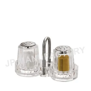 Hot koop acryl mini zout en peper shaker set